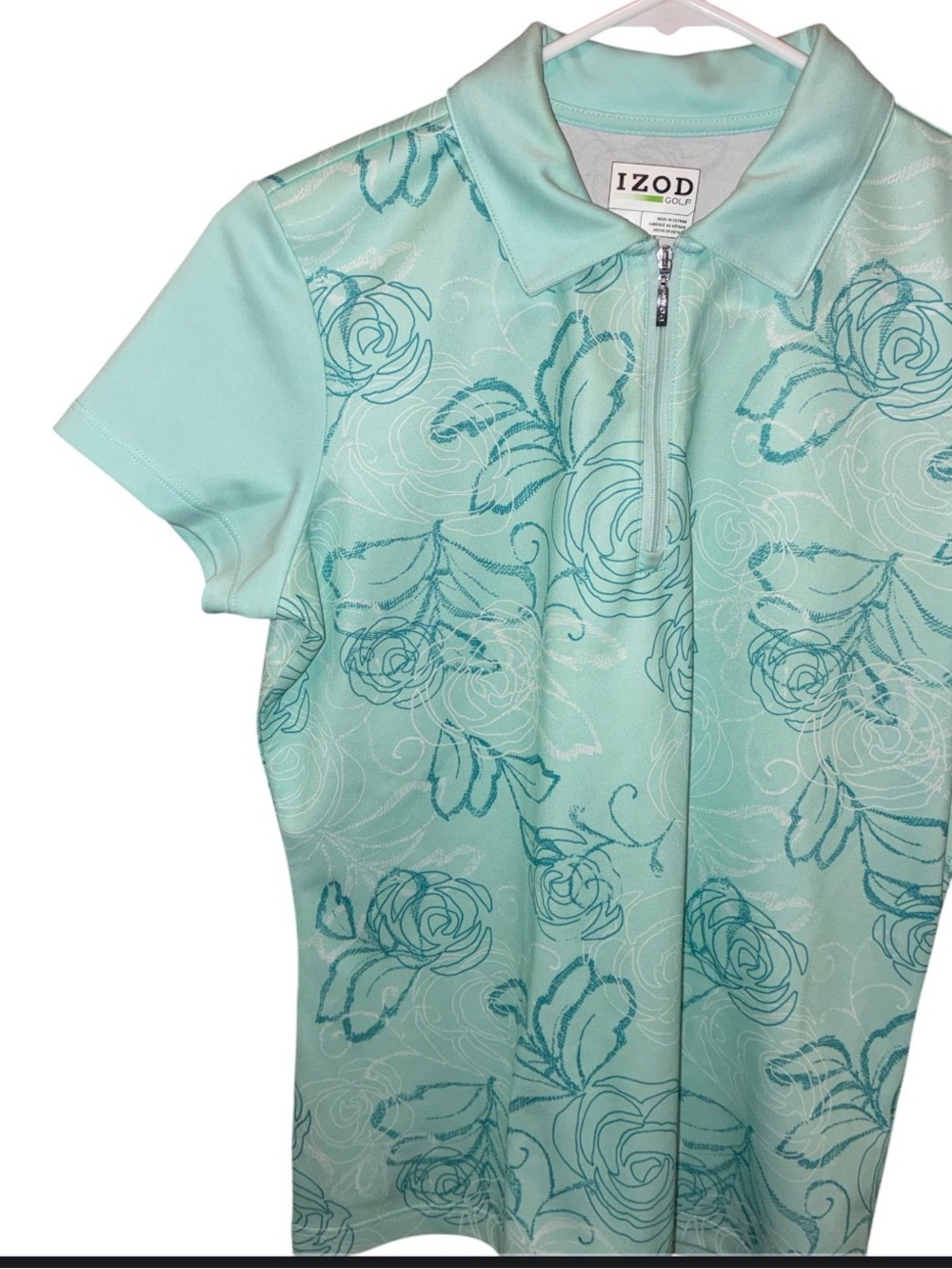 Izod Light Mint Polo Golf women’s Shirt Bundle SZ S/M - Picture 9 of 10